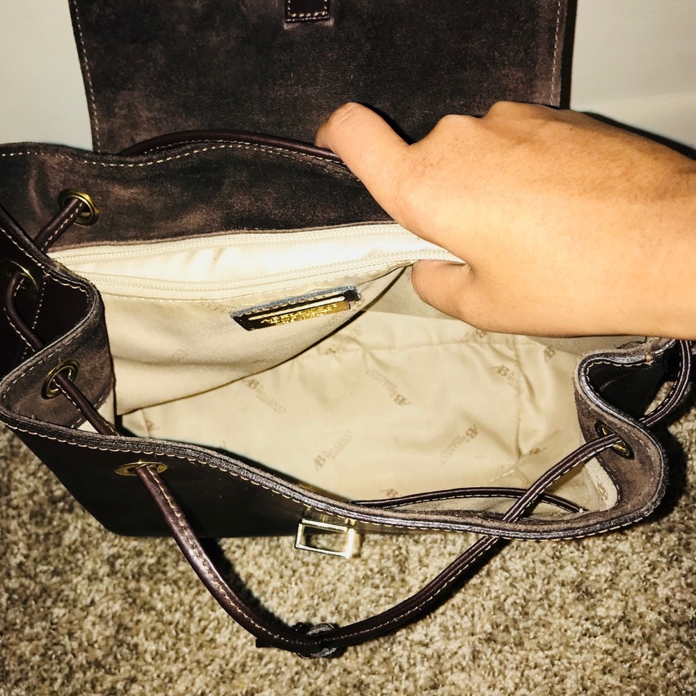 A.Bellucci Brown Leather Backpack - Picture 7 of 8